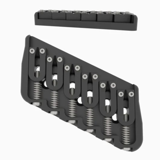 Hipshot Multi-Scale Fixed Guitar Bridge, 6 String